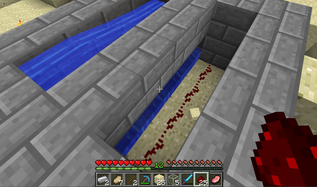 obsidian generator just put lava on redstone